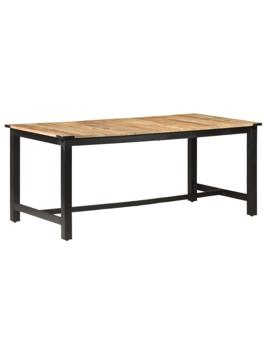 Söögilaud, 180 x 90 x 76  cm, töötlemata mangopuit