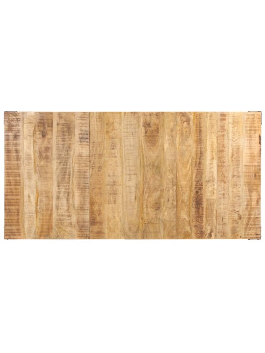 Söögilaud, 180 x 90 x 76  cm, töötlemata mangopuit