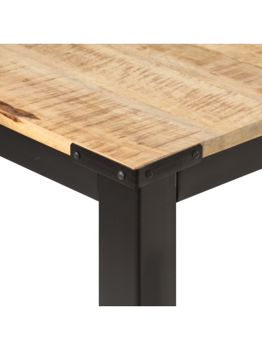 Söögilaud, 180 x 90 x 76  cm, töötlemata mangopuit