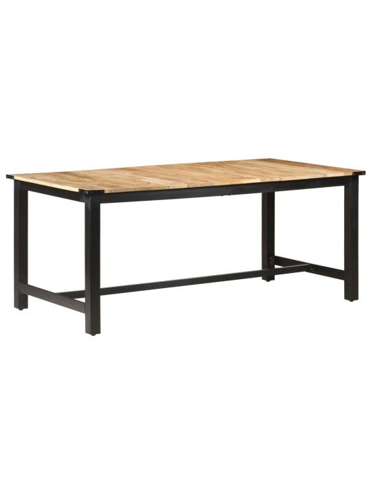 Söögilaud, 180 x 90 x 76  cm, töötlemata mangopuit