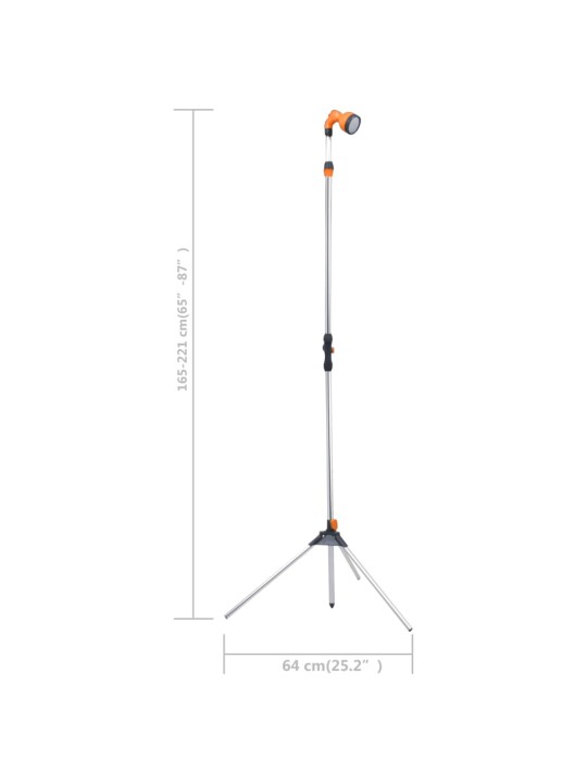 Aiadušš kolmjalaga, 221 cm, alumiinium