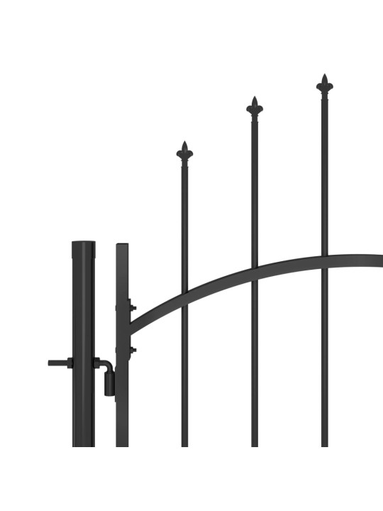 Aiavärav, teras, 1 x 2,2 m, must