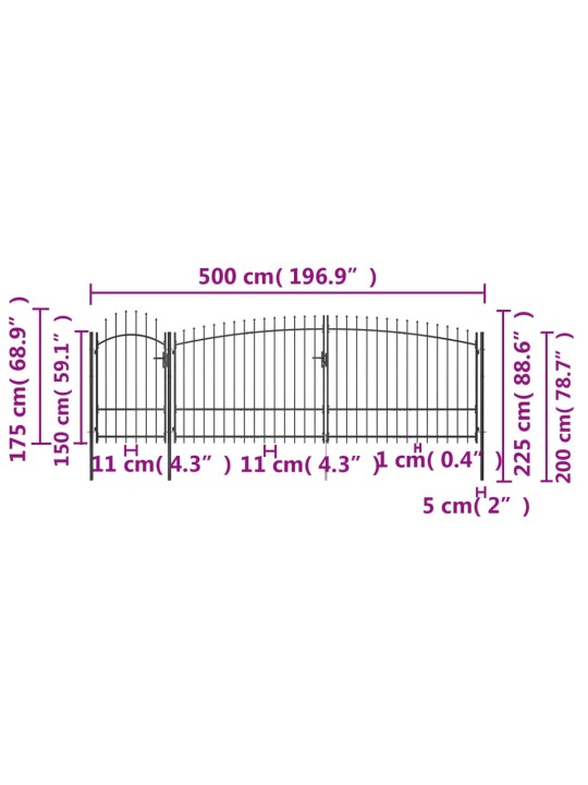 TERAVA OTSAGA AED 5 X 2,25 M, MUST