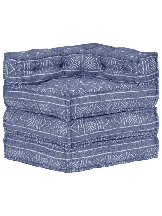 Modulaarne tumba, indigo, kangas