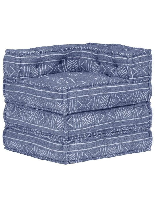 Modulaarne tumba, indigo, kangas