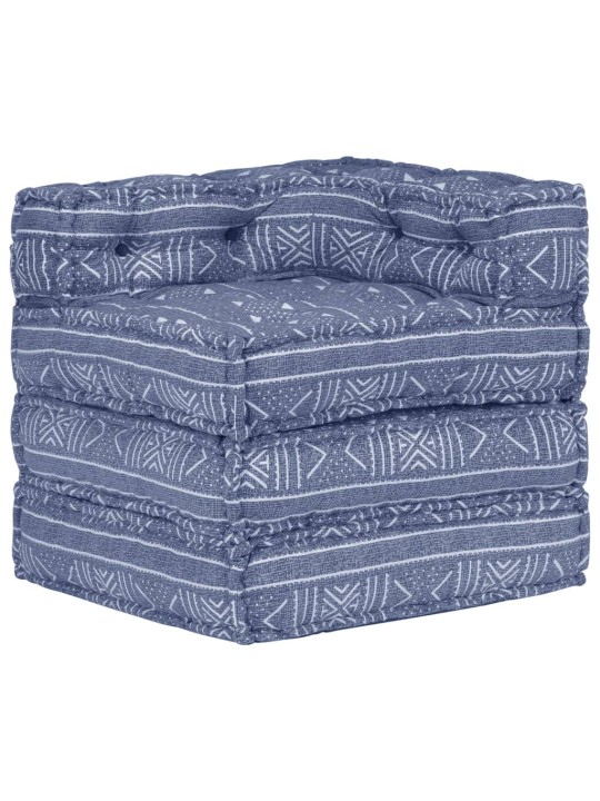 Modulaarne tumba, indigo, kangas