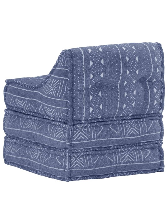 Modulaarne tumba, indigo, kangas