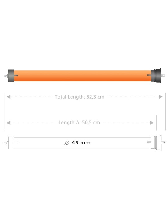 Ruloomootorid, 2 tk, 50 nm