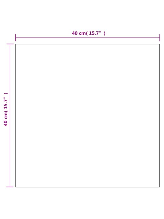 Seinapeeglid 2 tk, 40 x 40 cm, kandiline, klaasist