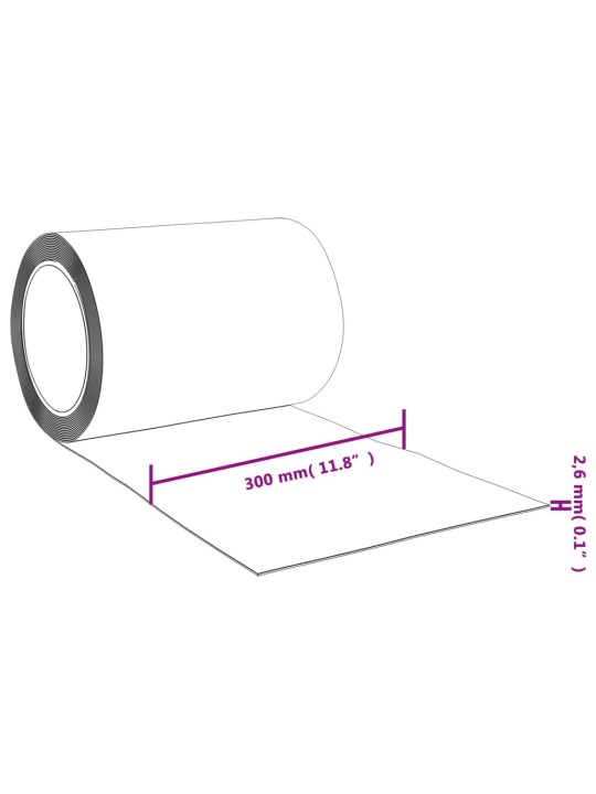 Ribakardina rull pvc 3 mm x 300 mm 25 m