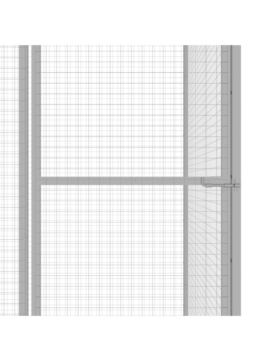 Kassipuur 1,5 x 1,5 x 1,5 m tsingitud teras