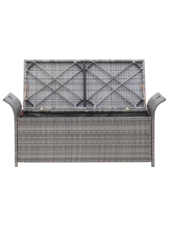 Hoiupink padjaga, hall, 138 cm, polürotang