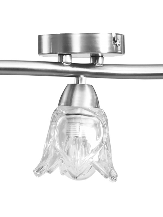 Laelamp läbipaistvate klaasist varjudega 5 e14 pirni, tulp