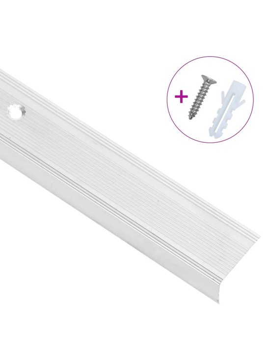 L-KUJULINE TREPILIIST 5 TK, ALUMIINIUM, 90 CM, HÕBEDANE