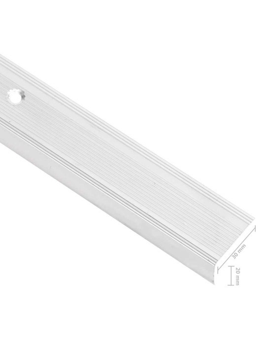 L-KUJULINE TREPILIIST 5 TK, ALUMIINIUM, 90 CM, HÕBEDANE