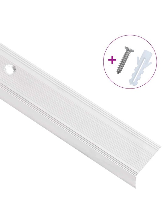 L-KUJULINE TREPILIIST 5 TK, ALUMIINIUM, 90 CM, HÕBEDANE