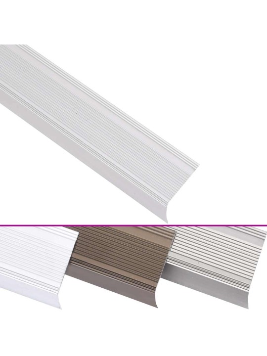 L-KUJULINE TREPILIIST 5 TK, ALUMIINIUM, 90 CM, HÕBEDANE
