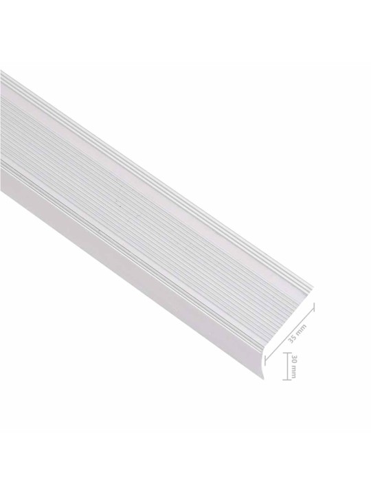 L-KUJULINE TREPILIIST 5 TK, ALUMIINIUM, 90 CM, HÕBEDANE