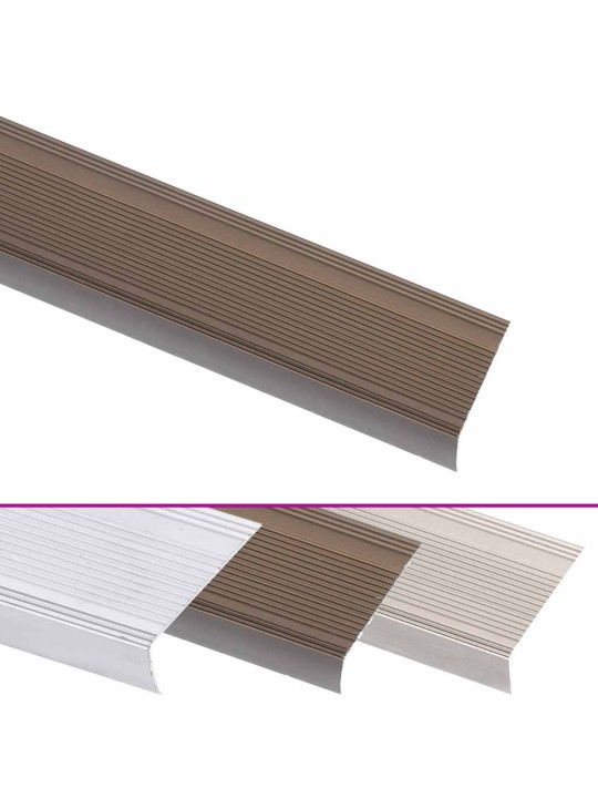 L-KUJULINE TREPILIIST 5 TK, ALUMIINIUM, 90 CM, PRUUN