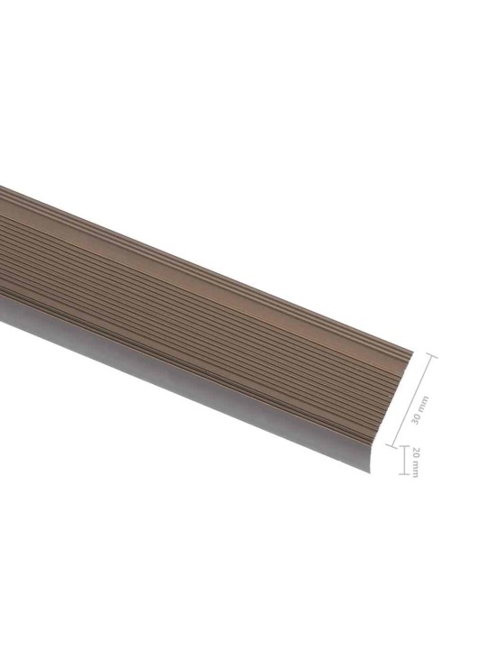 L-KUJULINE TREPILIIST 5 TK, ALUMIINIUM, 90 CM, PRUUN
