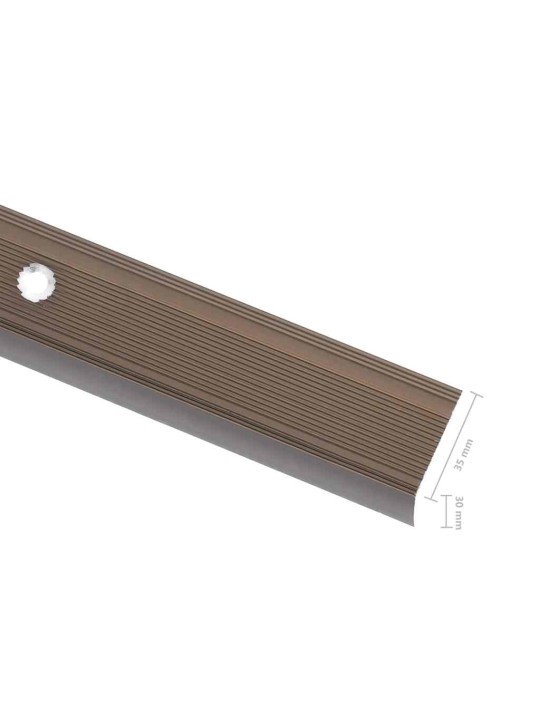 L-KUJULINE TREPILIIST 5 TK, ALUMIINIUM, 90 CM, PRUUN