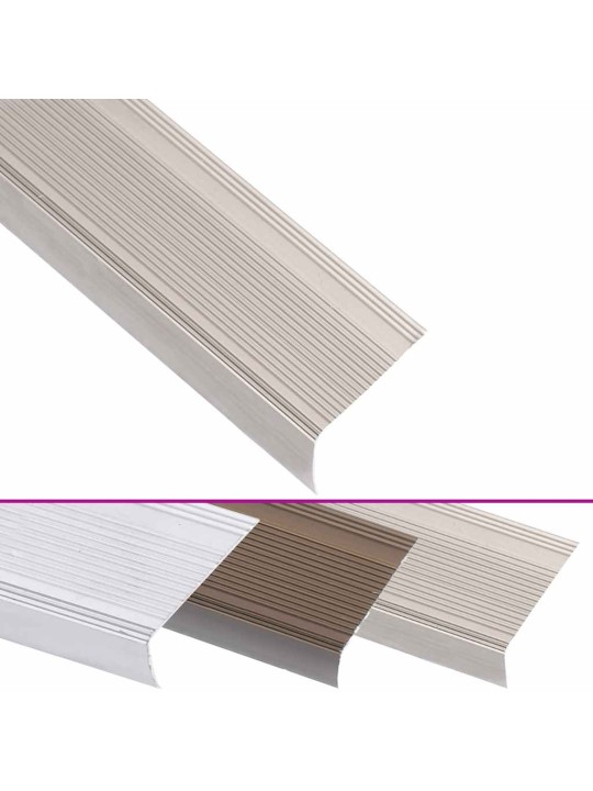 L-KUJULINE TREPILIIST 5 TK, ALUMIINIUM, 90 CM, ŠAMPANJA