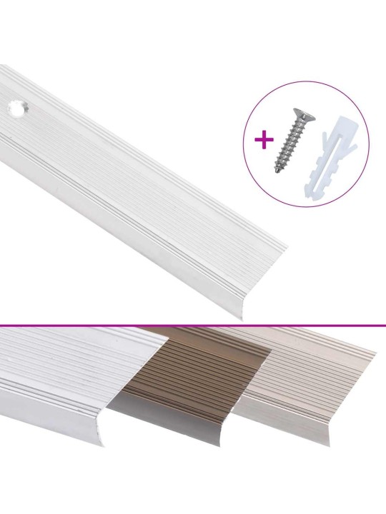 L-KUJULINE TREPILIIST 5 TK, ALUMIINIUM, 100 CM, HÕBEDANE