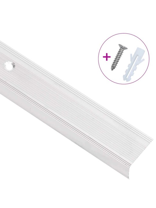 L-KUJULINE TREPILIIST 5 TK, ALUMIINIUM, 100 CM, HÕBEDANE