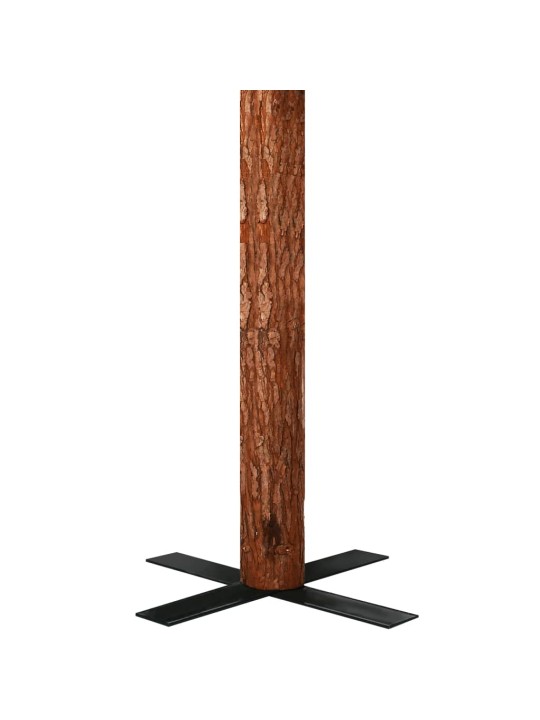 Kitsas kunstkuusk puidu ja männikäbidega, roheline, 180 cm, pvc