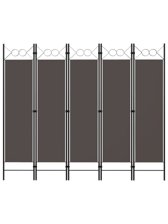 5 paneeliga ruumijagaja, antratsiithall, 200 x 180 cm