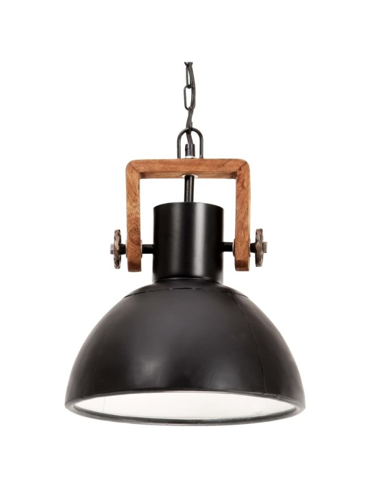 TÖÖSTUSLIK LAELAMP 25 W MUST, ÜMMARGUNE 30 CM E27