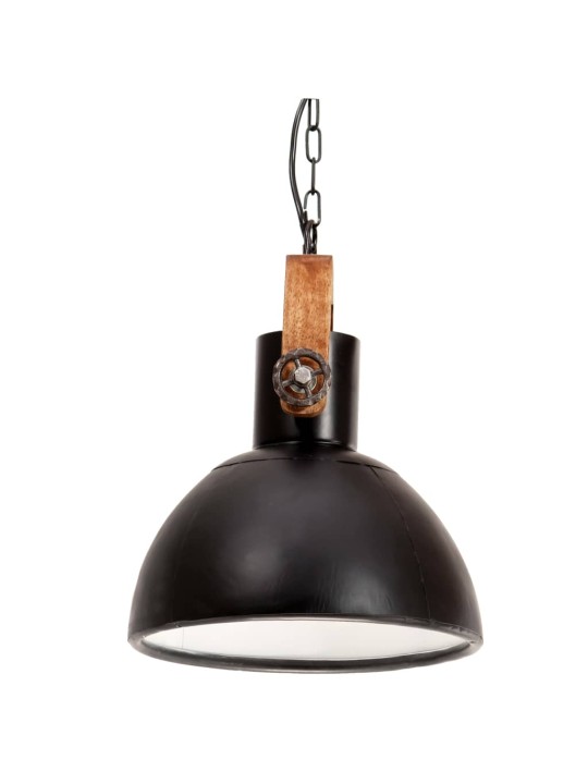 TÖÖSTUSLIK LAELAMP 25 W MUST, ÜMMARGUNE 30 CM E27