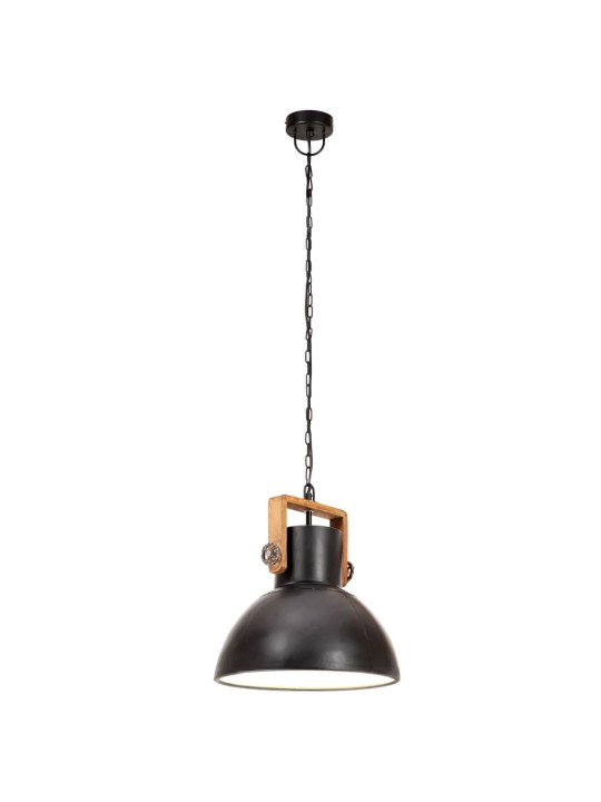 TÖÖSTUSLIK LAELAMP 25 W MUST, ÜMMARGUNE 30 CM E27