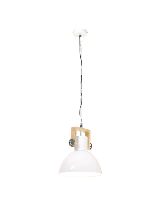 TÖÖSTUSLIK LAELAMP 25 W VALGE, ÜMMARGUNE 30 CM E27