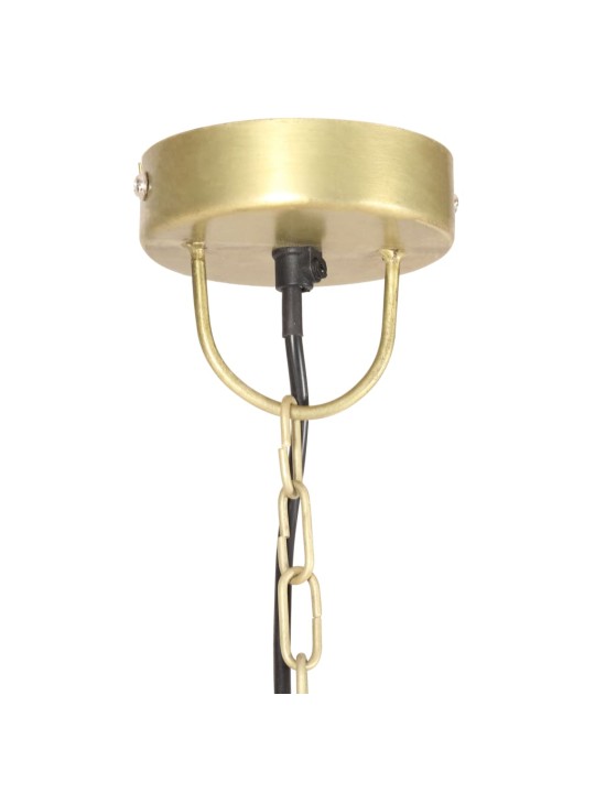 Tööstuslik vanaaegne laelamp 25 w messing, ümmargune 41 cm e27