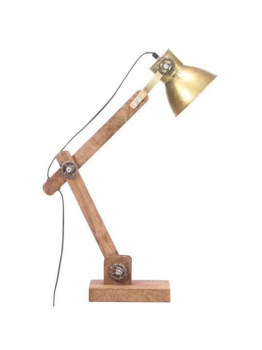 TÖÖSTUSLIK LAUALAMP, MESSING, ÜMMARGUNE, 58 X 18 X 90 CM E27