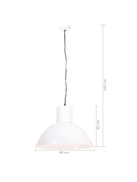 Laelamp 25 w valge, ümmargune 48 cm e27