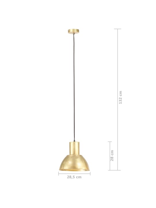 Laelamp 25 w messing, ümmargune 28,5 cm e27