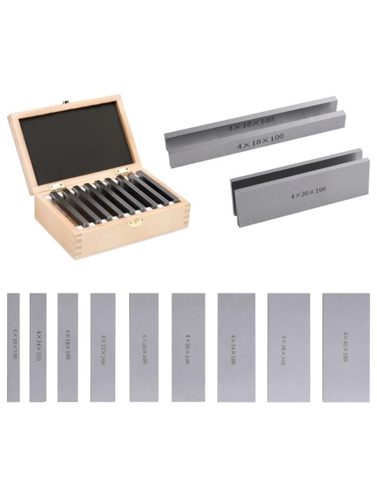 Paralleelsed klotsid 100 mm 18 tk 10–42 mm