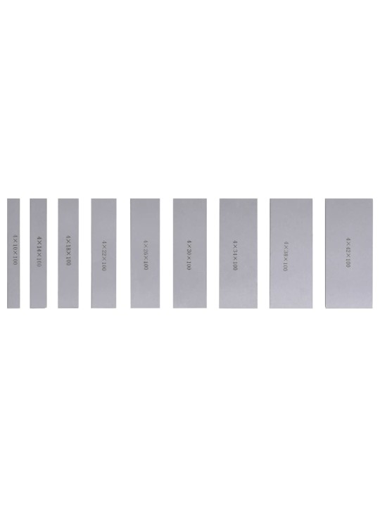 Paralleelsed klotsid 100 mm 18 tk 10–42 mm