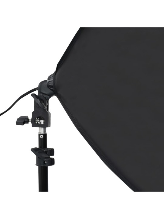 FOTOSTUUDIOKOMPLEKT VALGUSTUSE JA TAUSTAPILDIGA