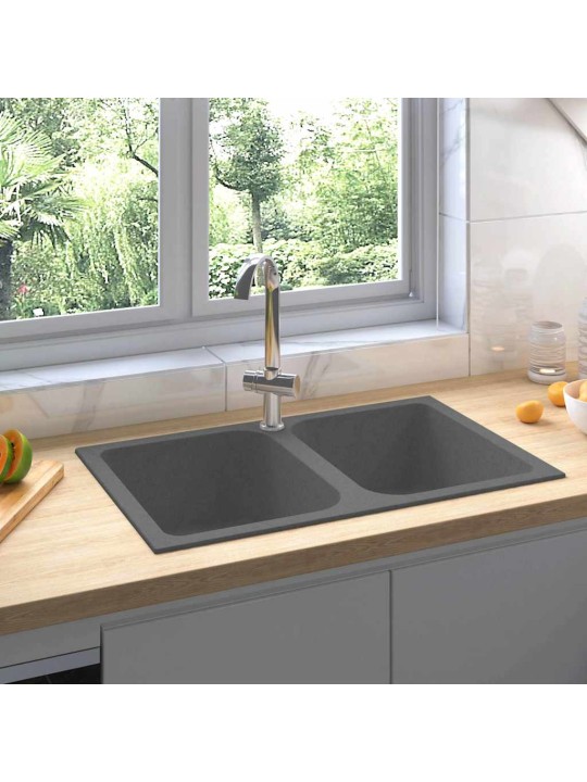 Köögikraanikauss hall 760x480x184 mm graniit