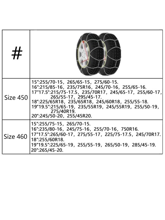 Lumeketid 2 tk 9 mm kn100