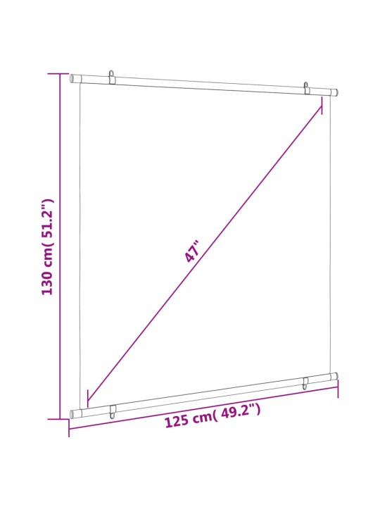 Projektoriekraan, 47" 1:1