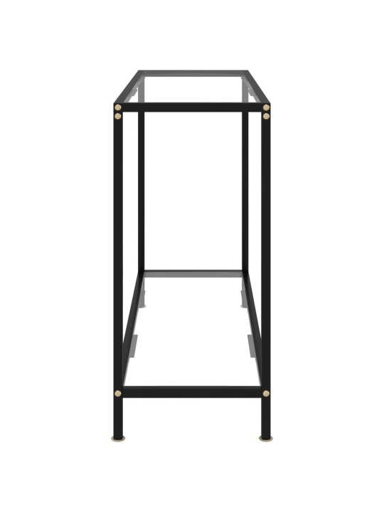 Konsoollaud, läbipaistev, 100 x 35 x 75 cm, karastatud klaas