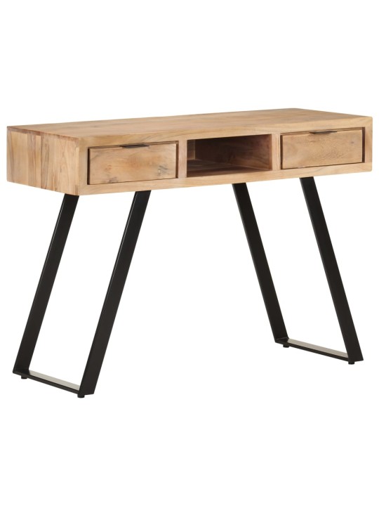 Kirjutuslaud, 107x45x79 cm, naturaalsete servadega akaatsiapuit