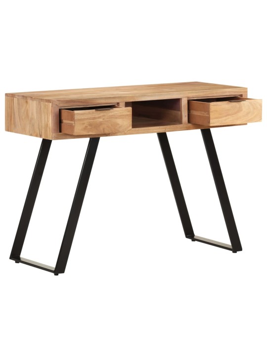 Kirjutuslaud, 107x45x79 cm, naturaalsete servadega akaatsiapuit