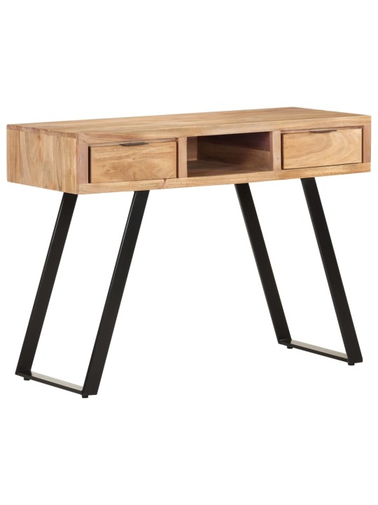 Kirjutuslaud, 107x45x79 cm, naturaalsete servadega akaatsiapuit