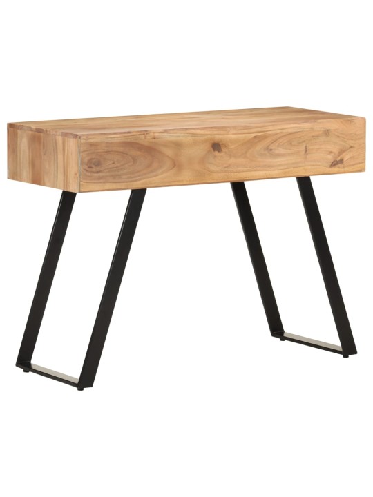 Kirjutuslaud, 107x45x79 cm, naturaalsete servadega akaatsiapuit