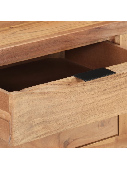 Kirjutuslaud, 107x45x79 cm, naturaalsete servadega akaatsiapuit